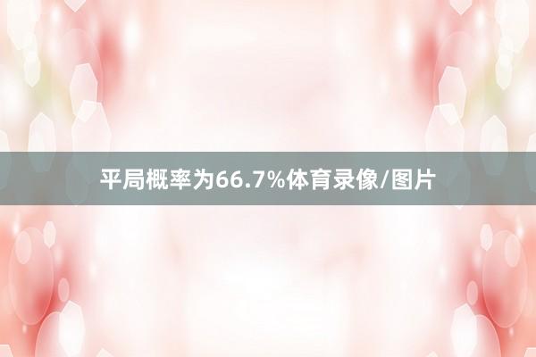 平局概率为66.7%体育录像/图片