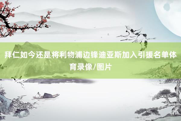 拜仁如今还是将利物浦边锋迪亚斯加入引援名单体育录像/图片