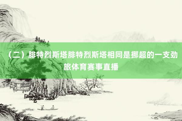 （二）腓特烈斯塔腓特烈斯塔相同是挪超的一支劲旅体育赛事直播