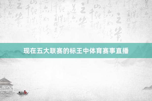 现在五大联赛的标王中体育赛事直播