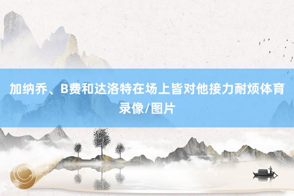 加纳乔、B费和达洛特在场上皆对他接力耐烦体育录像/图片