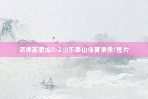 深圳新鹏城0-2山东泰山体育录像/图片