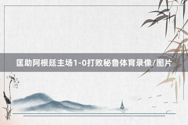匡助阿根廷主场1-0打败秘鲁体育录像/图片