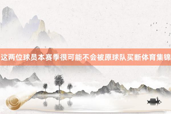 这两位球员本赛季很可能不会被原球队买断体育集锦