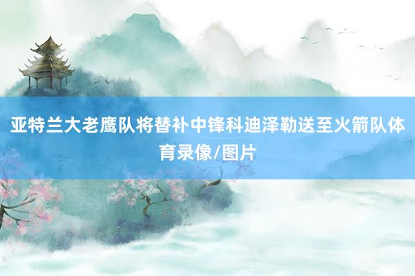 亚特兰大老鹰队将替补中锋科迪泽勒送至火箭队体育录像/图片
